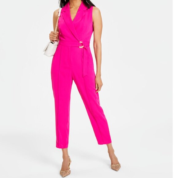 INC International Concepts Pants - INC International Concepts Jumpsuit pink dragonfruit